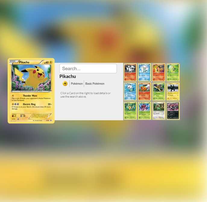 Pokemon TCG Viewer